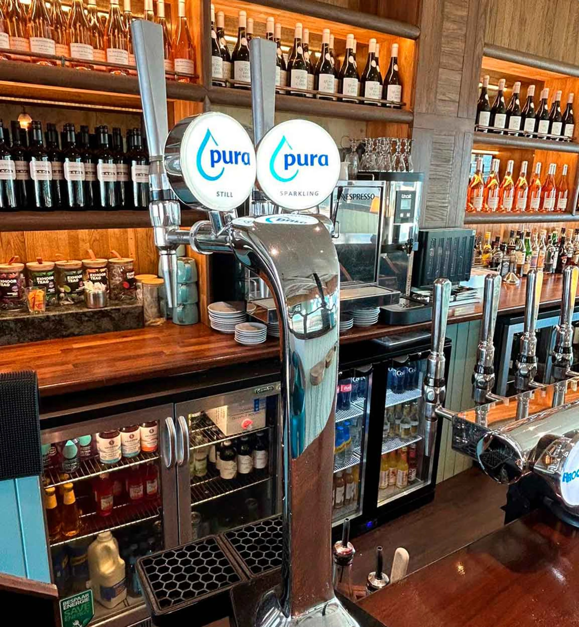 Restaurant service with sustainability in mind