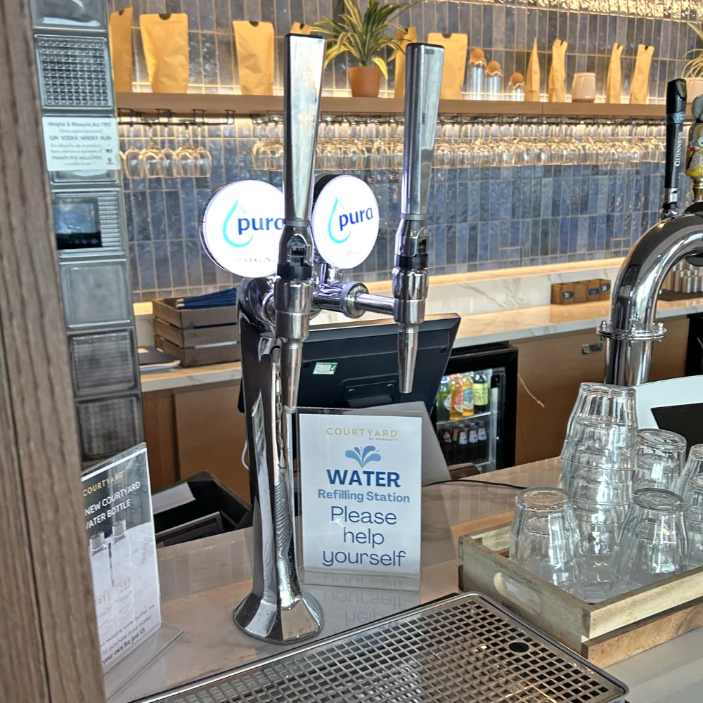 A busy Exeter hotel with room to rethink water service
