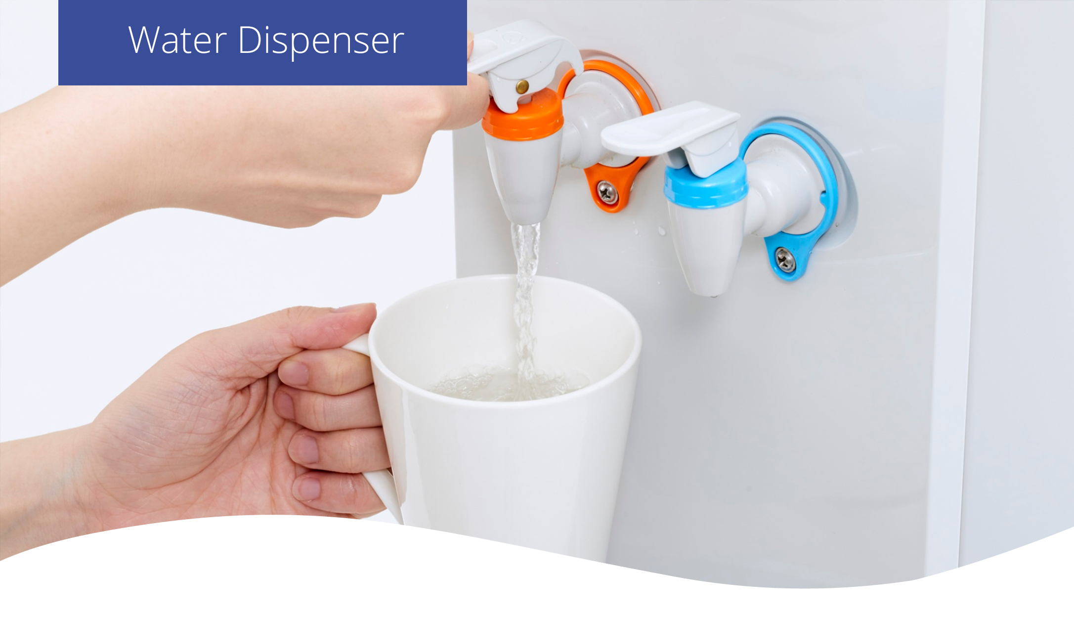 Hot water dispenser cover image