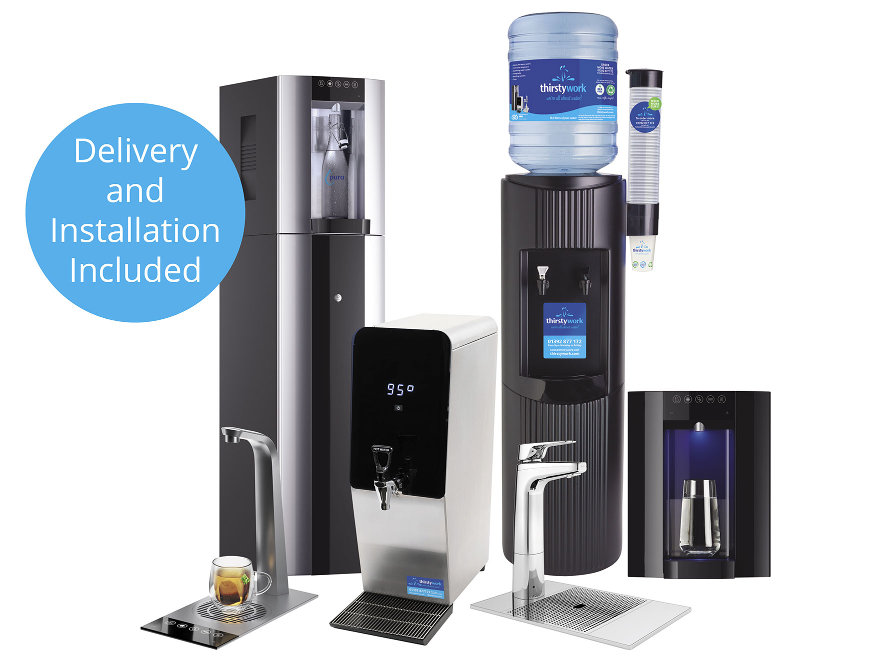 Range of Water Dispensers For Workplaces