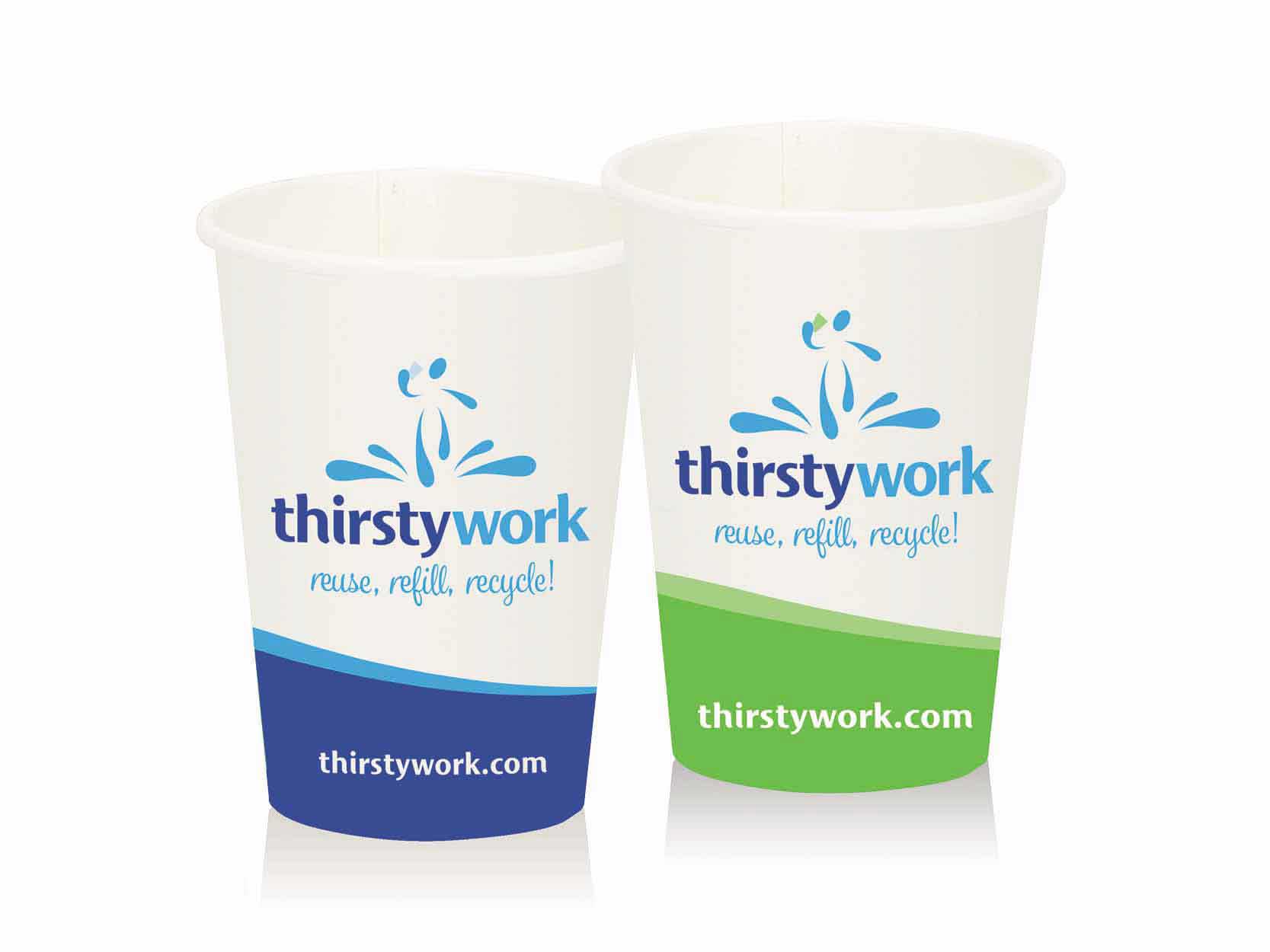 thirsty work cups