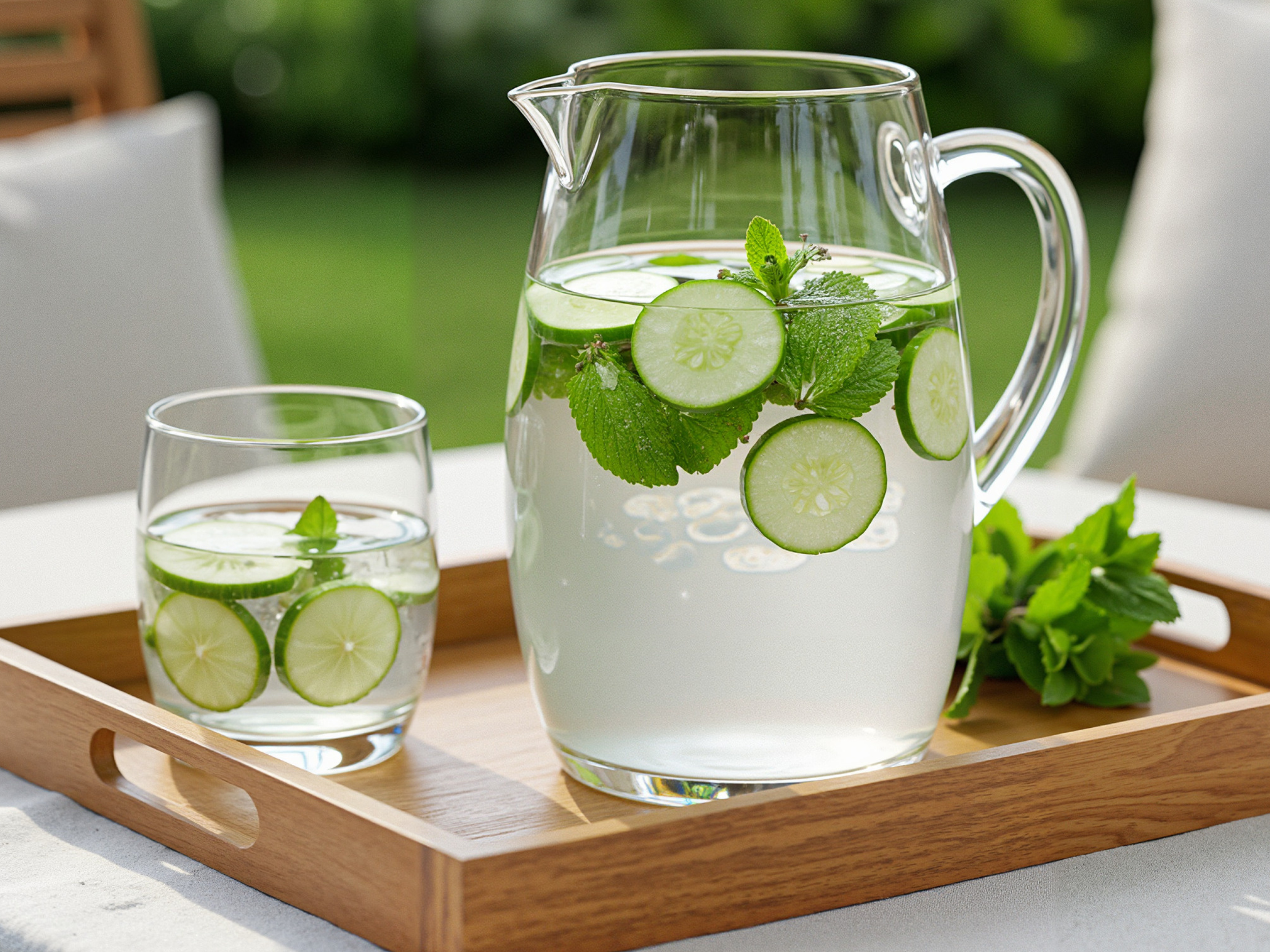 Refill jugs for hotel and spa refreshments