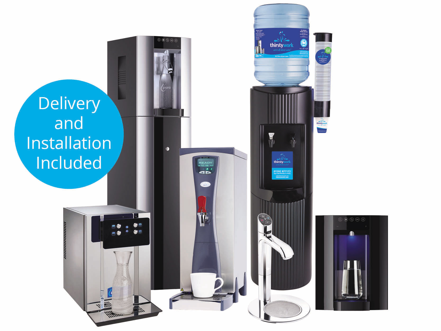 water cooler rental and bottled water delivery London