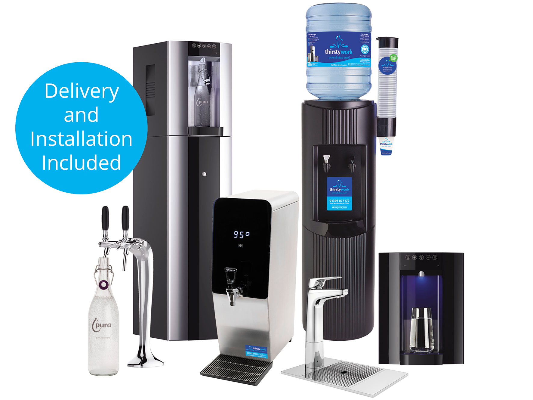 water cooler rental and bottled water delivery London