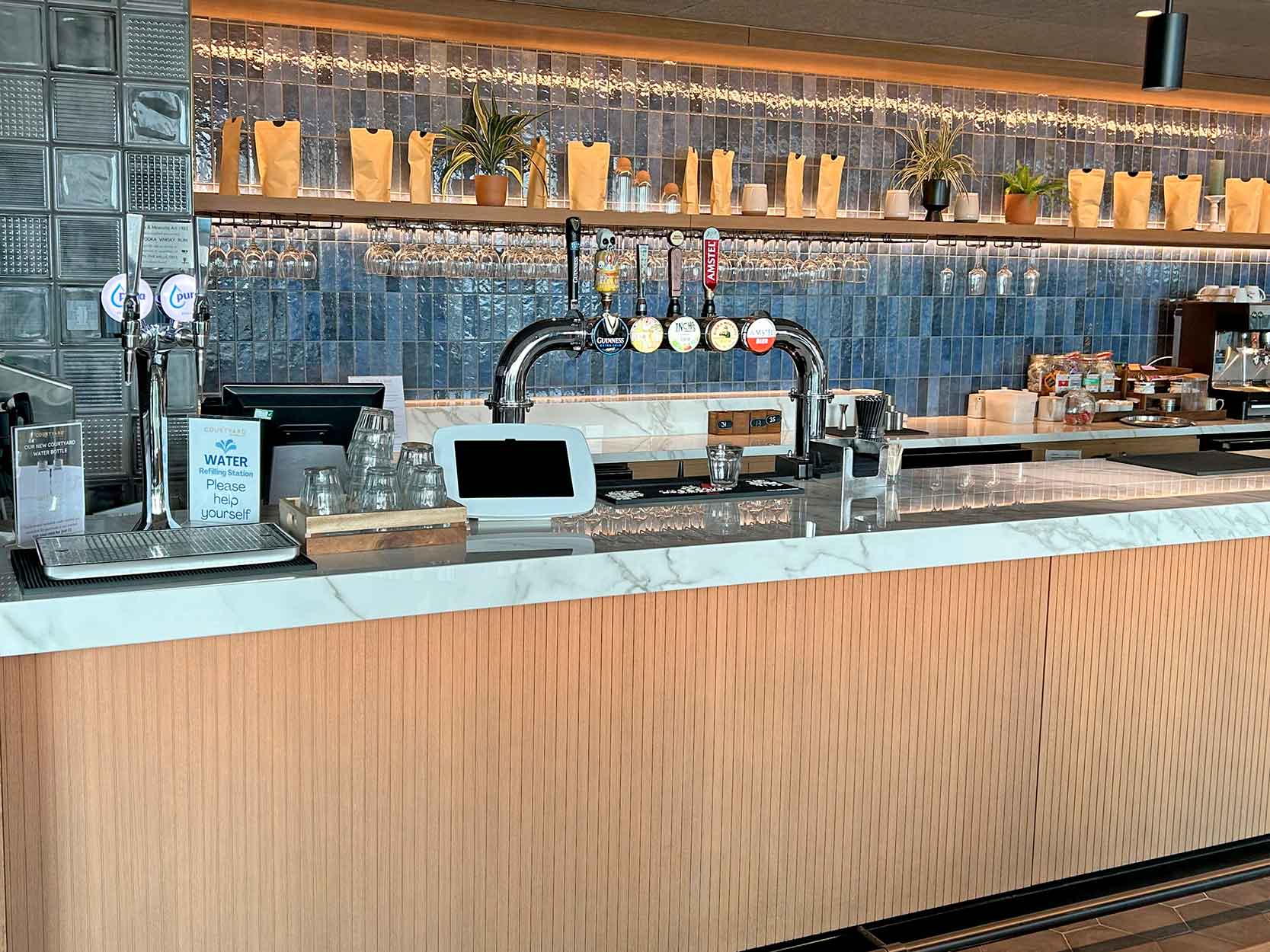 Pura Cobra 2-way tap bar installation Marriott