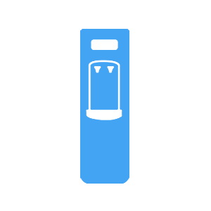 dispensers icon white circle