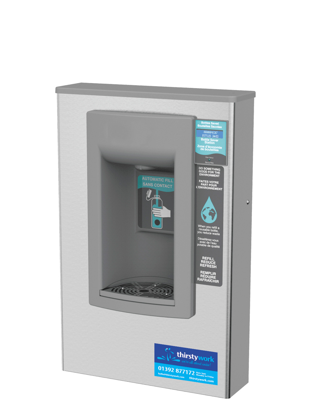 Aquapointe ambient bottle filler rental for universities