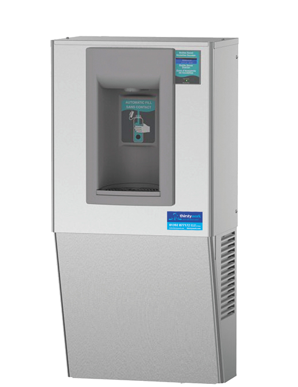 Aquapointe-R chilled bottle filler rental for universities