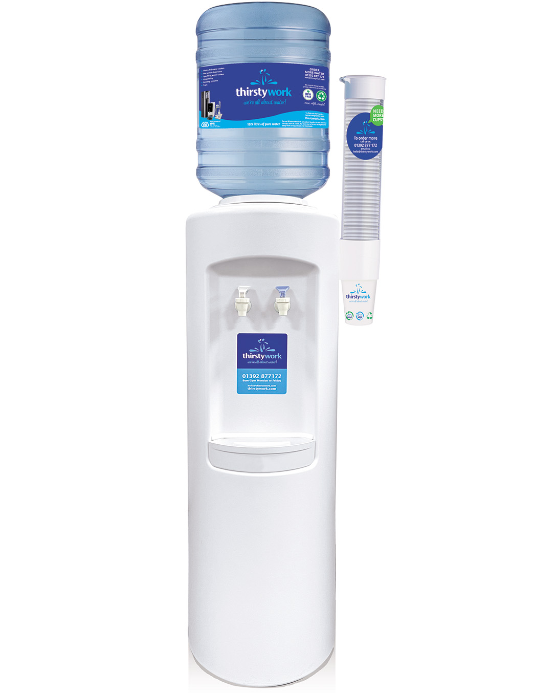 Aspen Elite Floor Standing Bottled Water Cooler Black