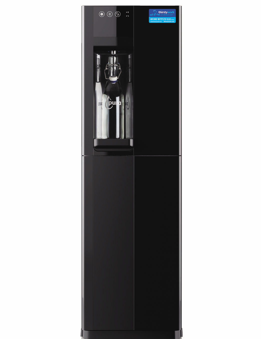 b3 mains fed still water cooler black