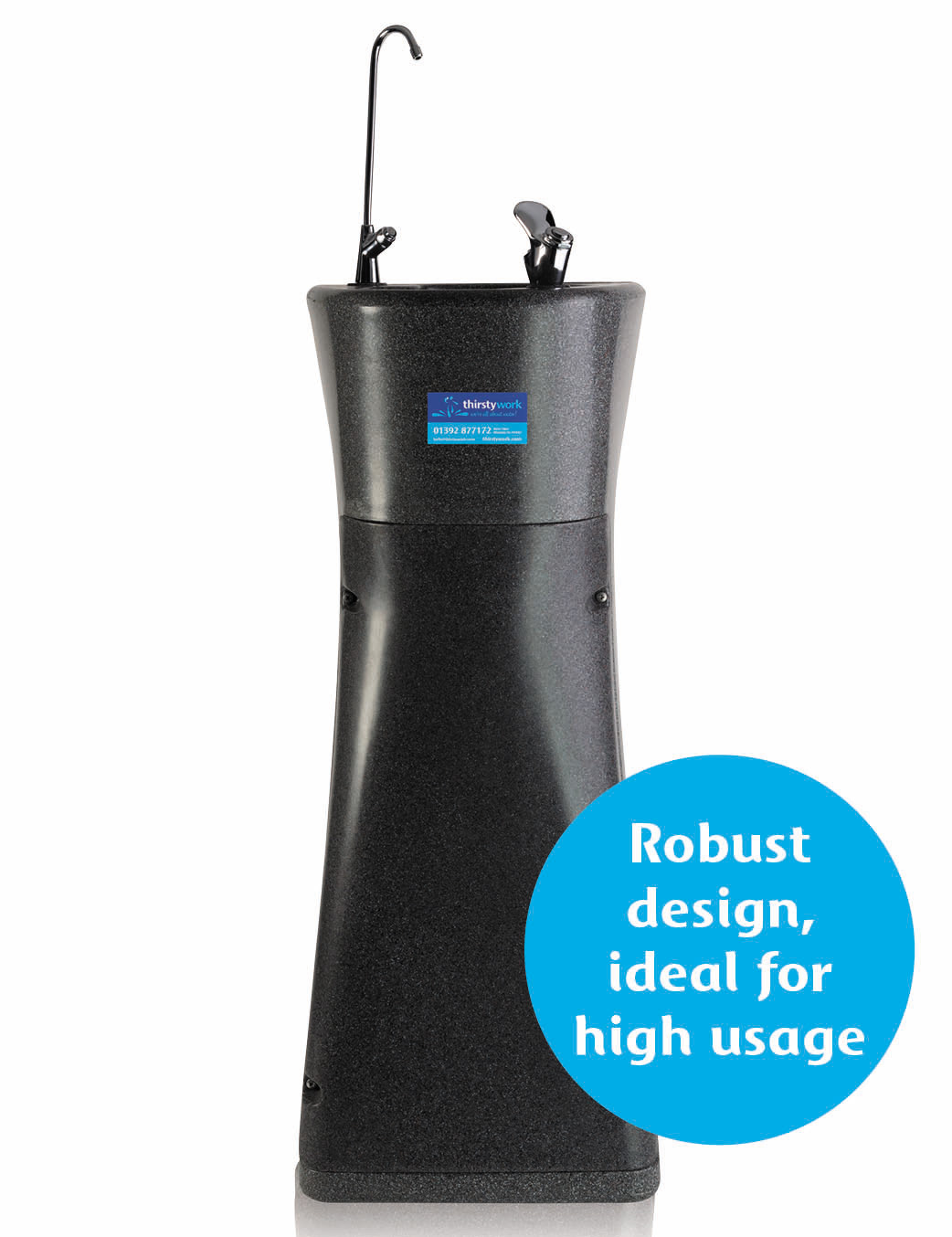 blizzard water fountain black