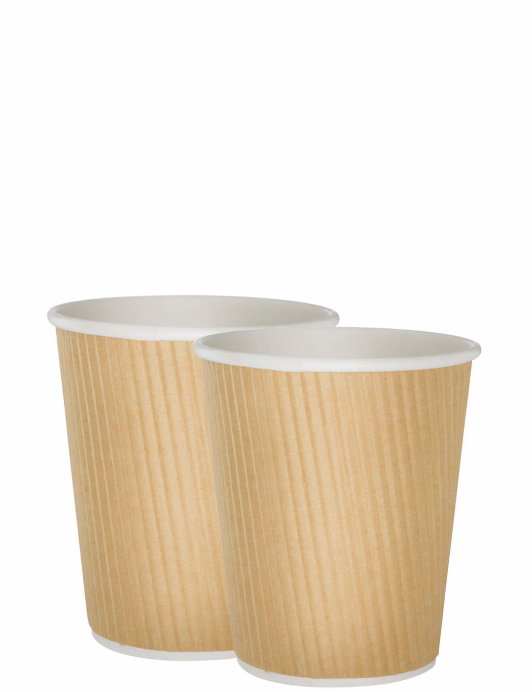 12oz kraft ripple hot drink cups
