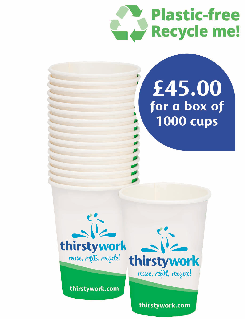 green compostable cups