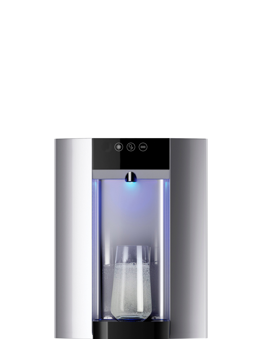 E4 Counter-top Sparkling Drinking Water Silver