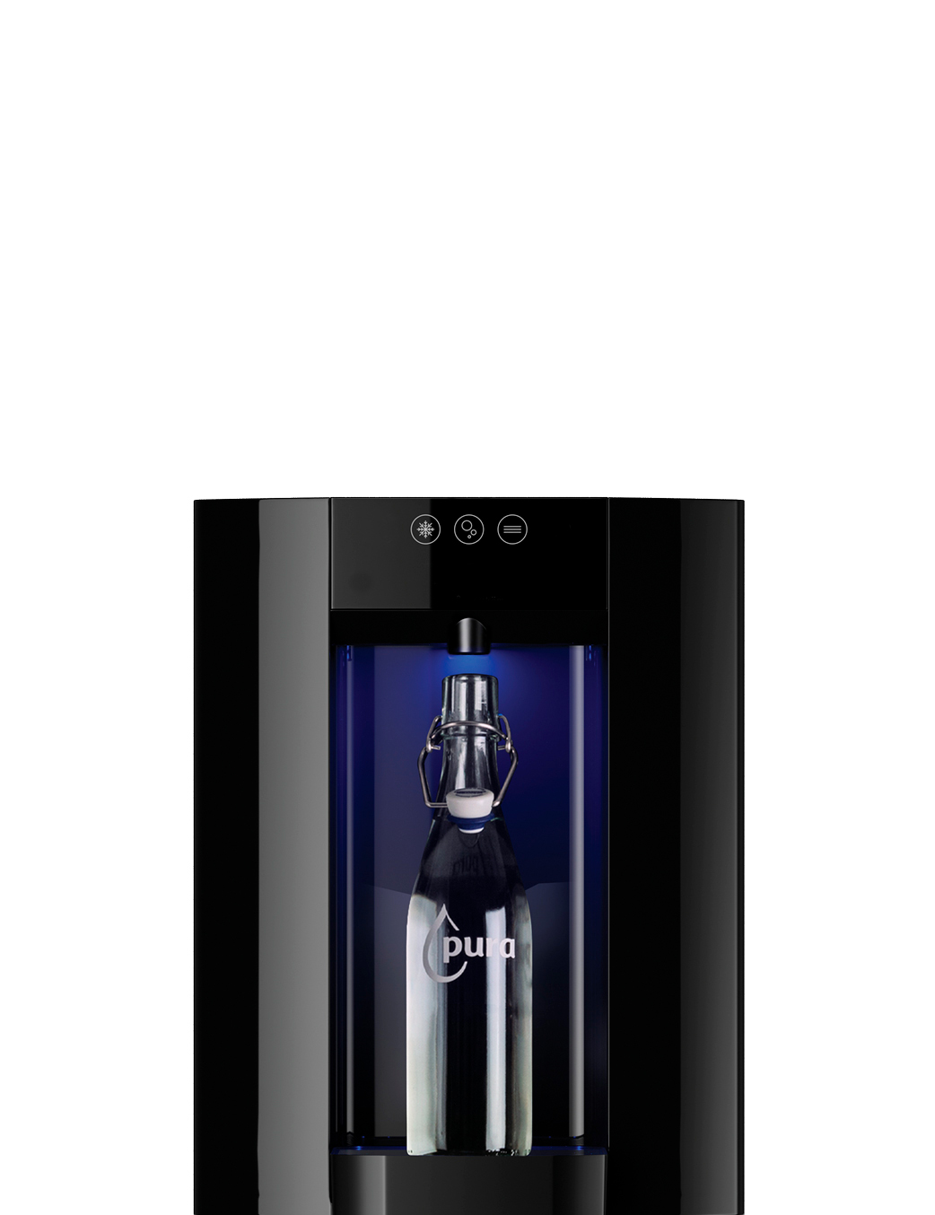 E4 Counter-top Sparkling Drinking Water Cooler Black