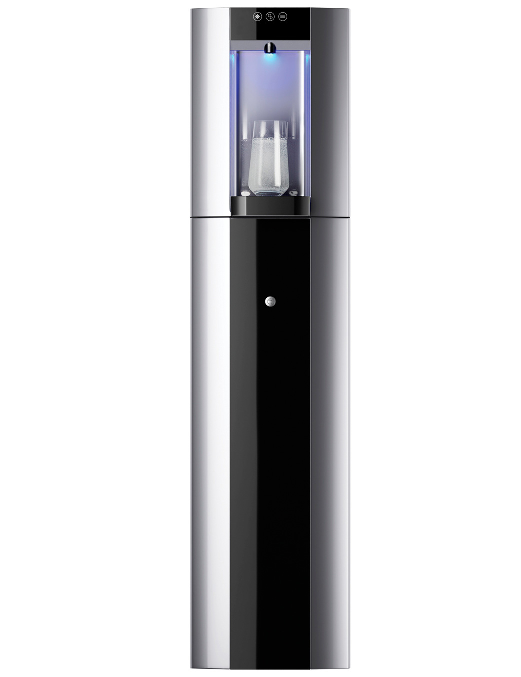 E4 Freestanding Sparkling Drinking Watercooler Silver