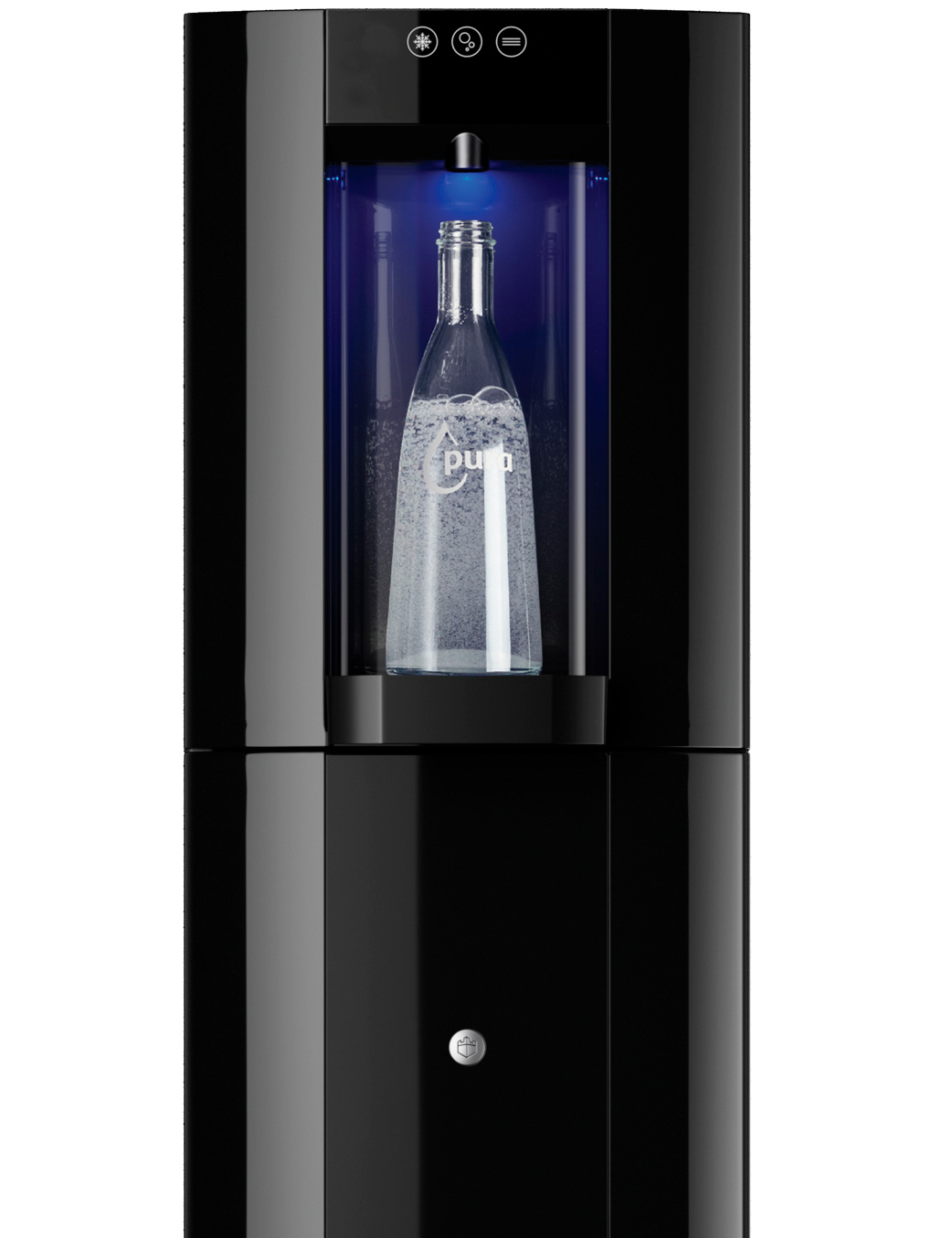 E4 Freestanding Sparkling Drinking Water Cooler for bottle filling
