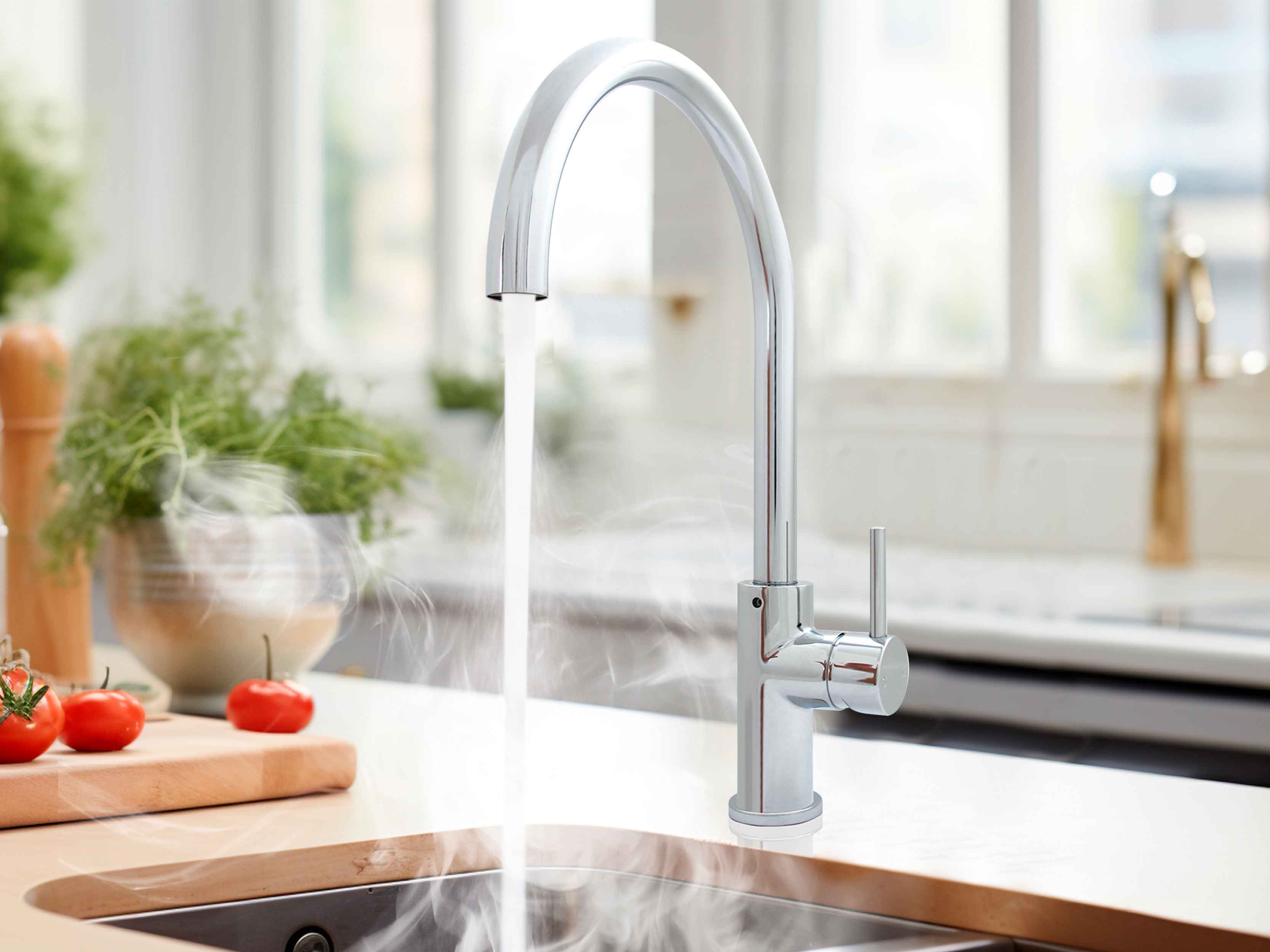 Commercial Boiling Tap With Water Filters and Servicing