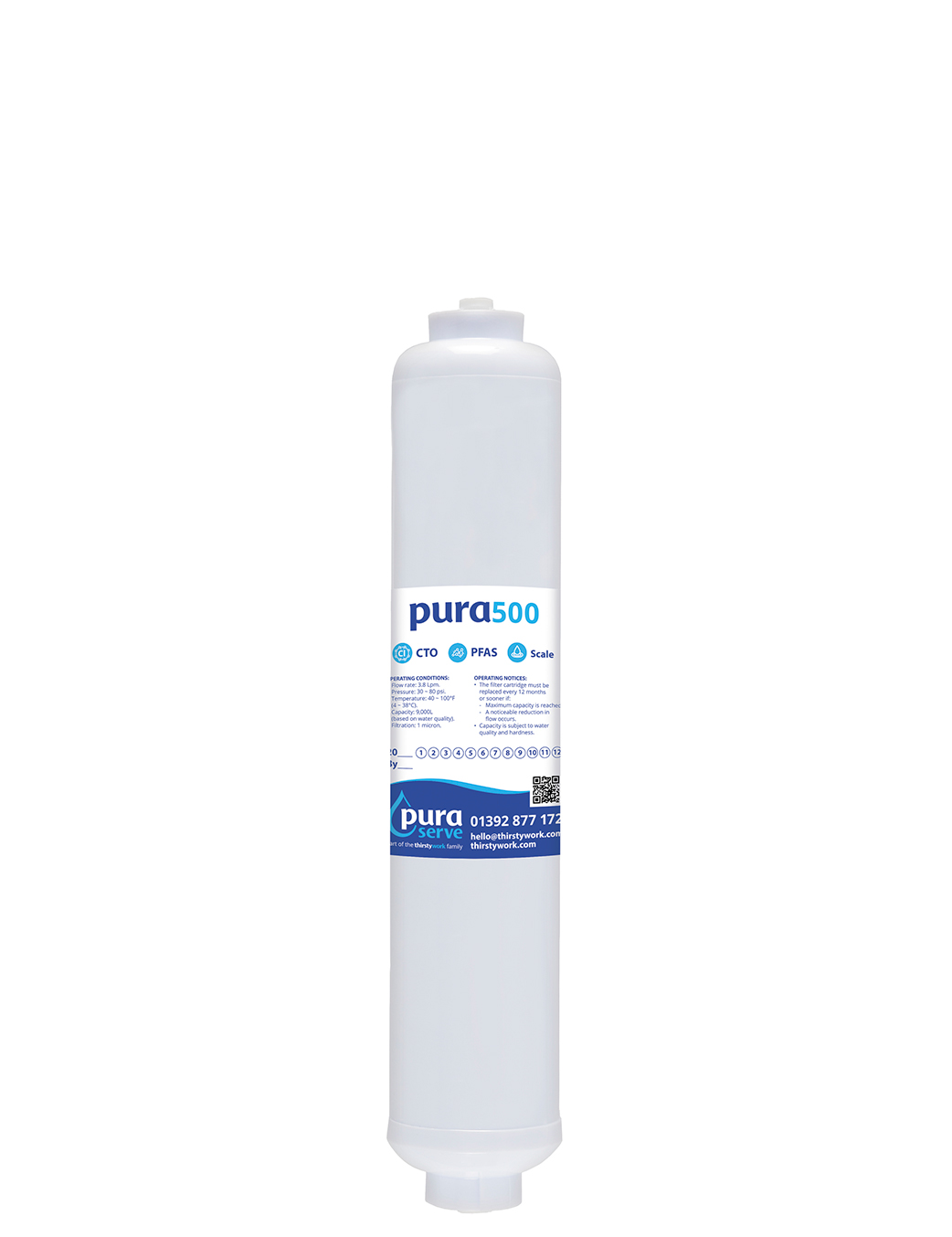 Pura 500 water cooler filter
