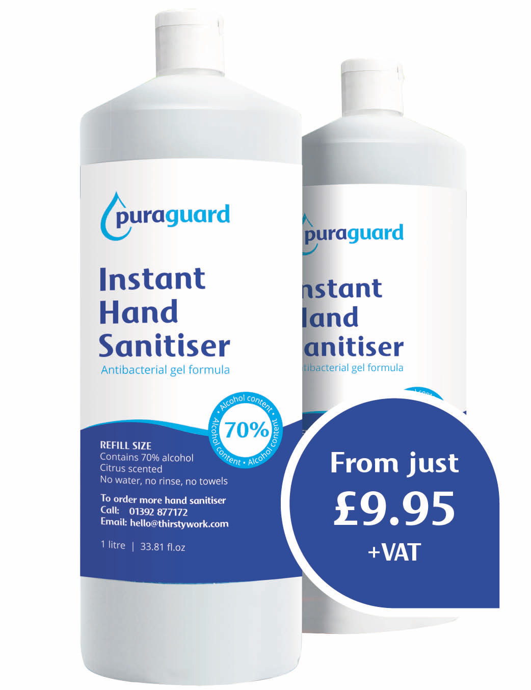 instant hand sanitiser gel