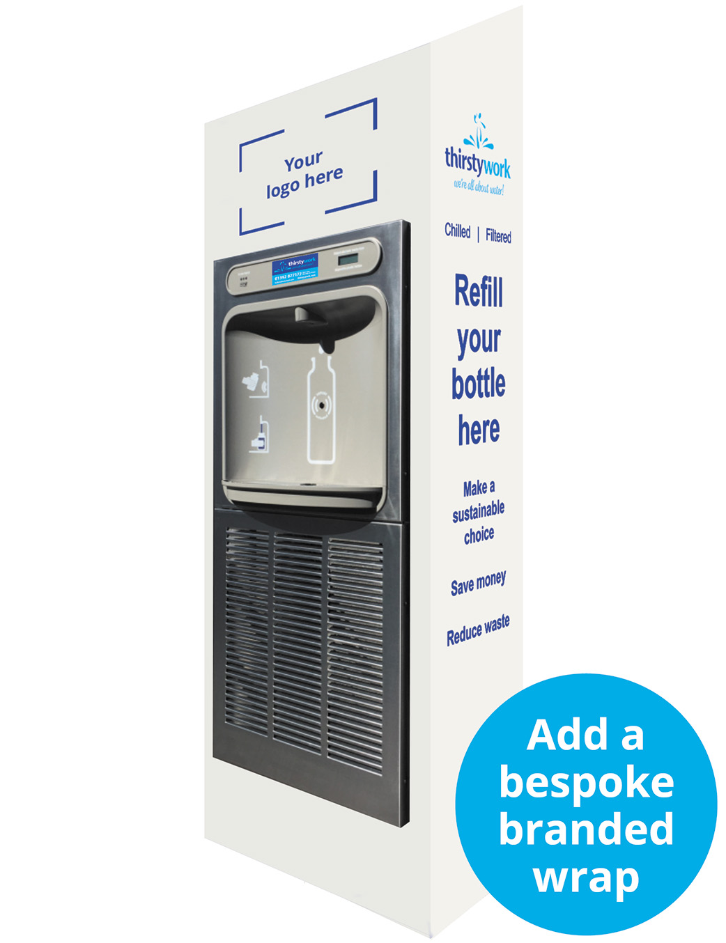 Elkay Refill Stream Your Logo Branded Cabinet