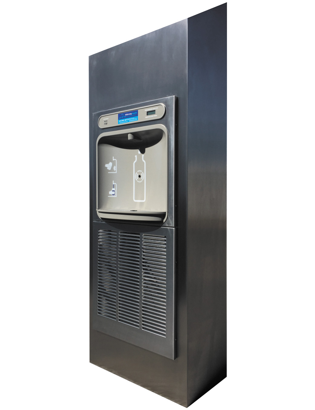 Elkay Refill Stream Steel Cabinet Filtered Bottle Filling Station