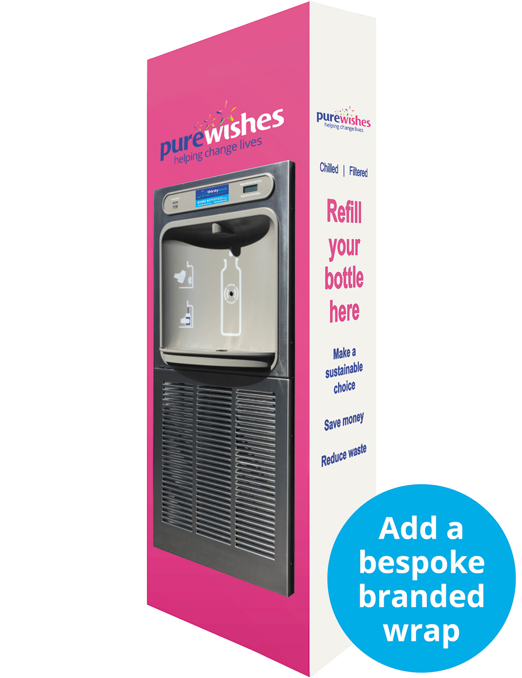 Elkay Refill Hub Bespoke Branded Cabinet