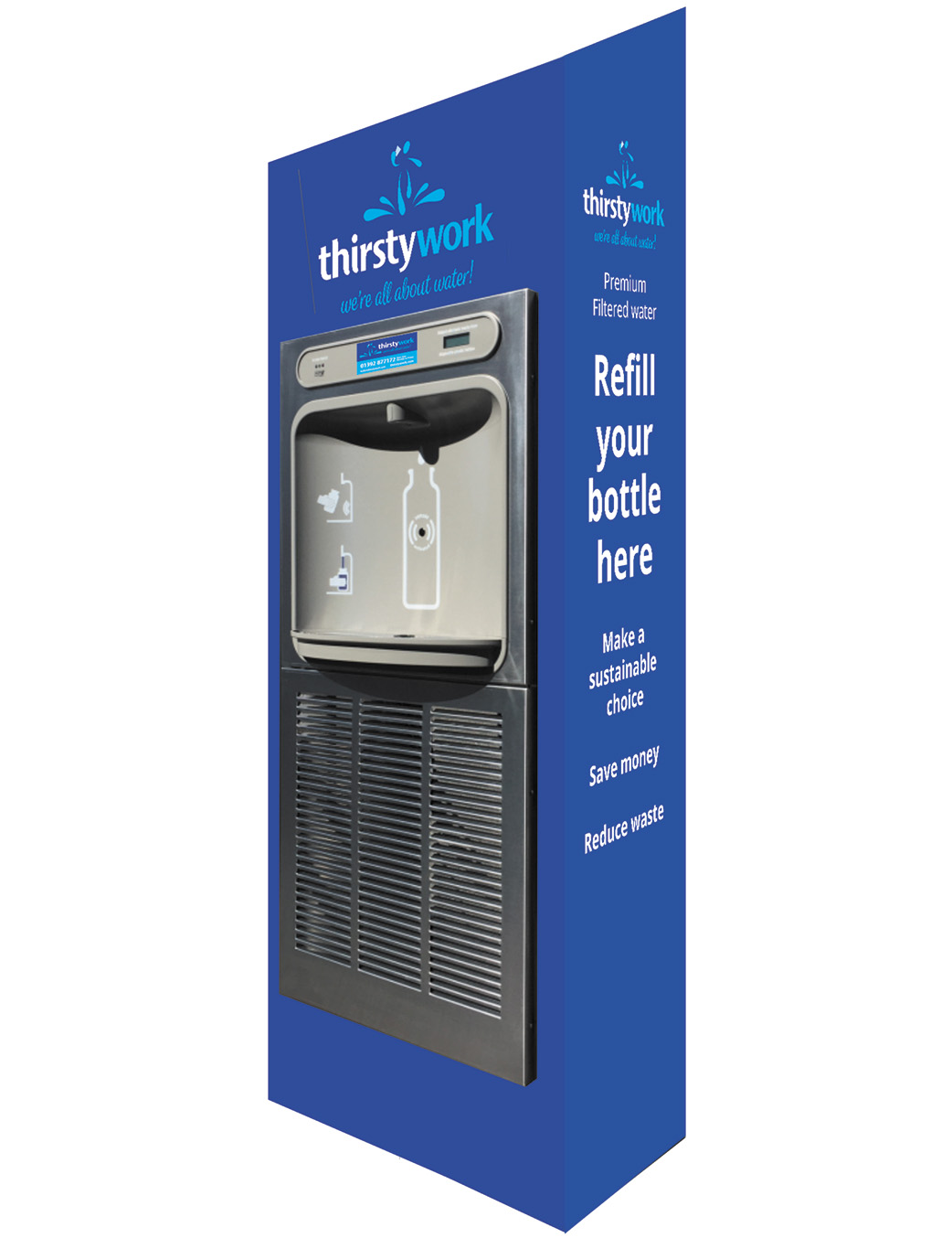 Elkay Refill Stream Branded Cabinet Filtered Bottle Filling Station
