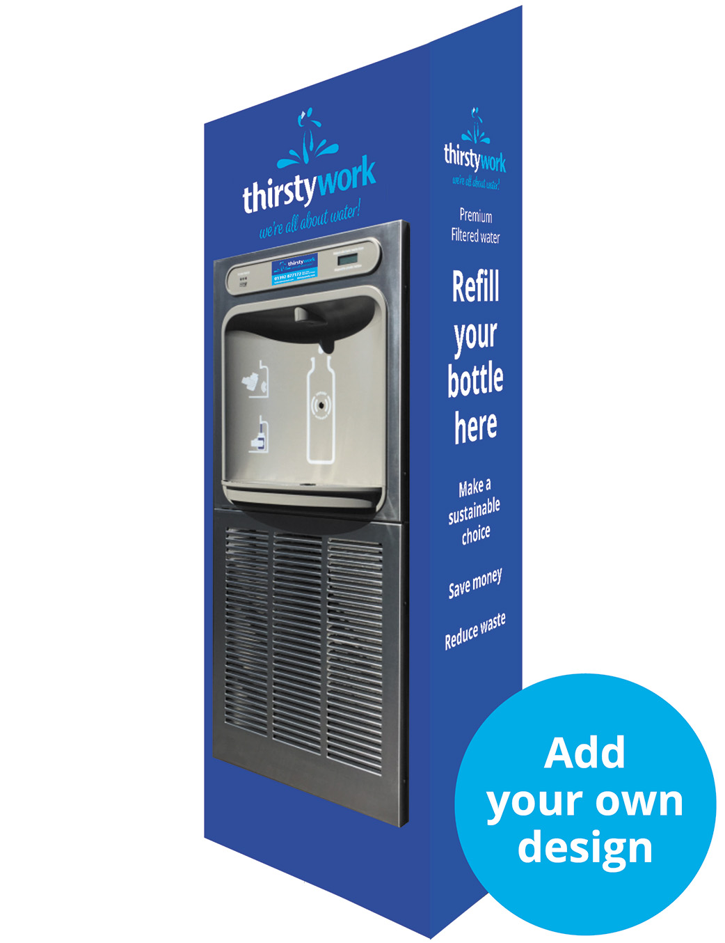 Elkay Refill Stream Branded Cabinet Filtered Bottle Filling Station
