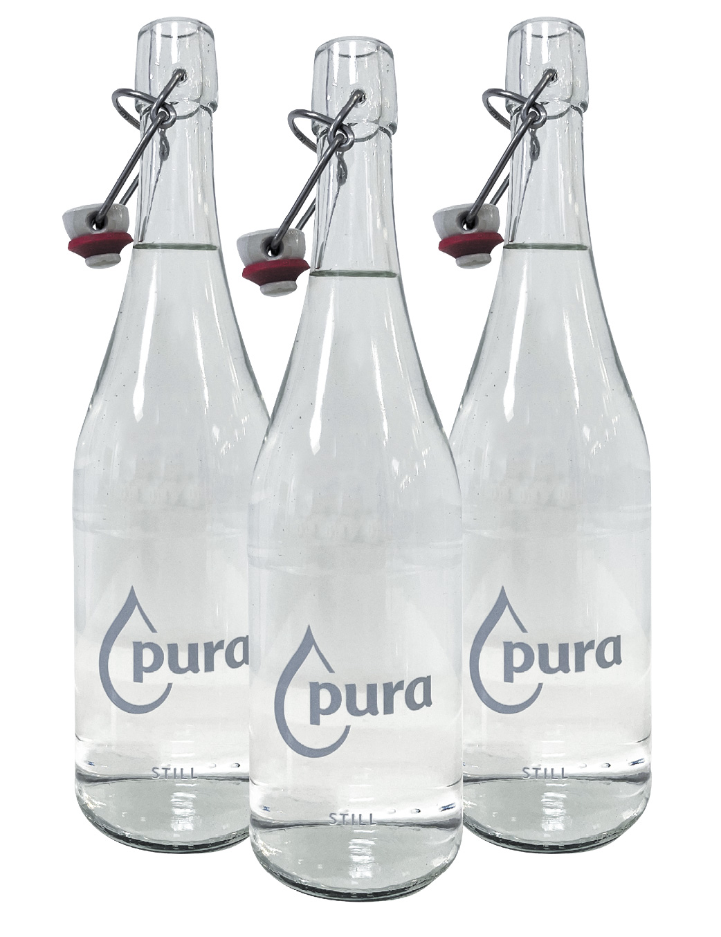 pura glass bottles
