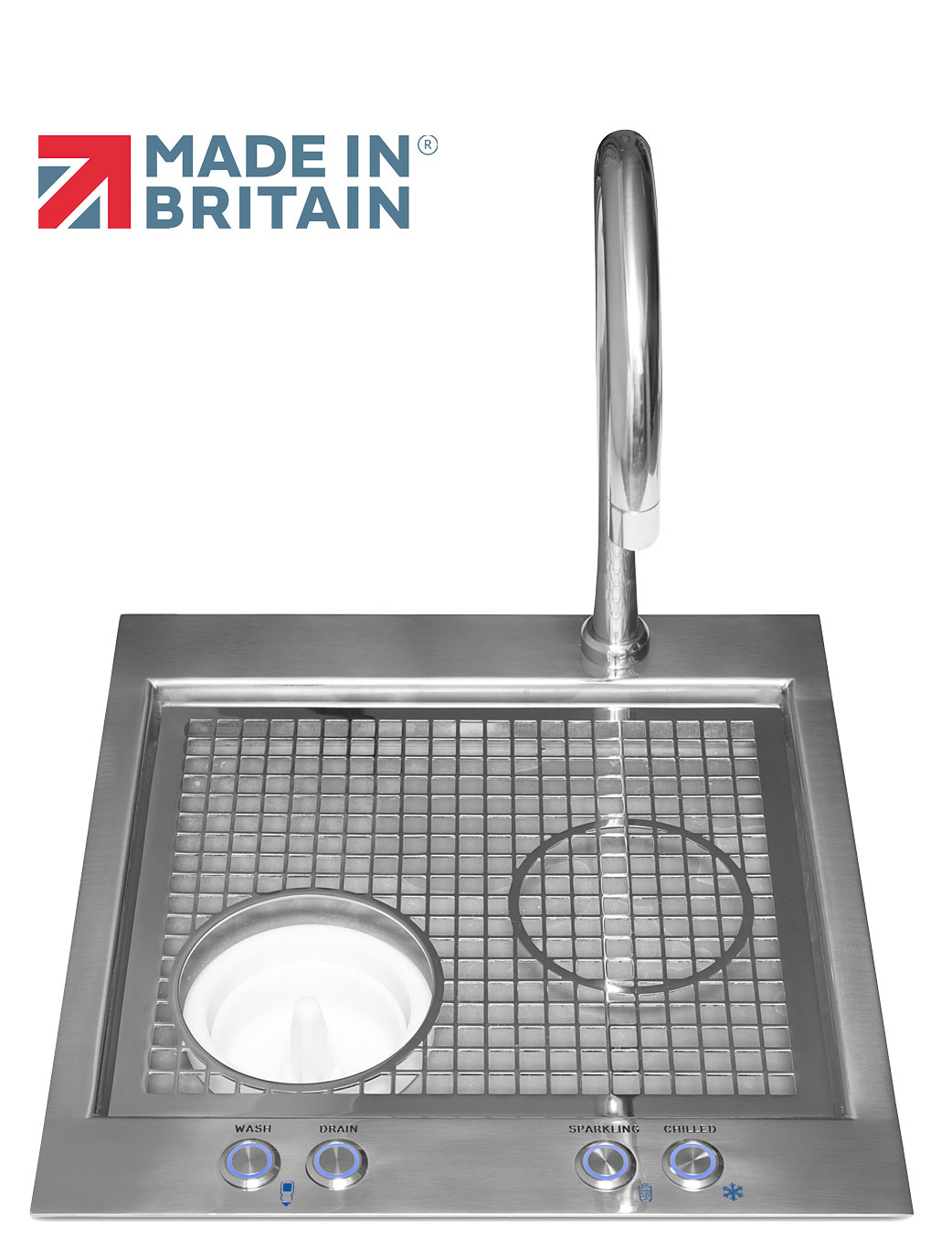 Made in Britain HydreauBar bottle wash and bottle refill station