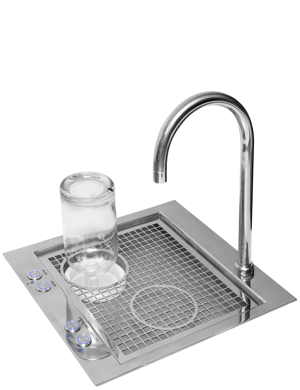 HydreauBar combined bottle wash and refill station
