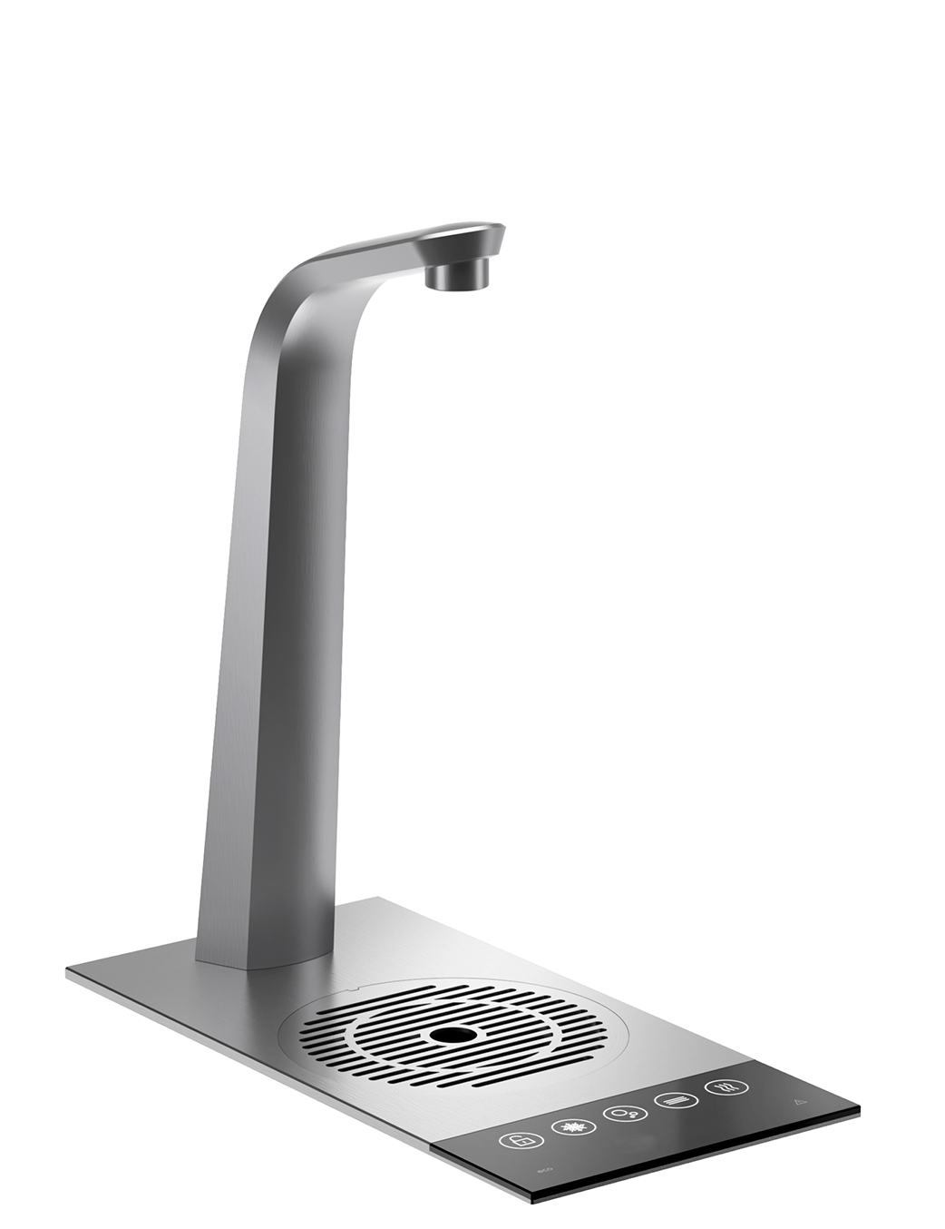 t3 boiling tap in silver for high volume use