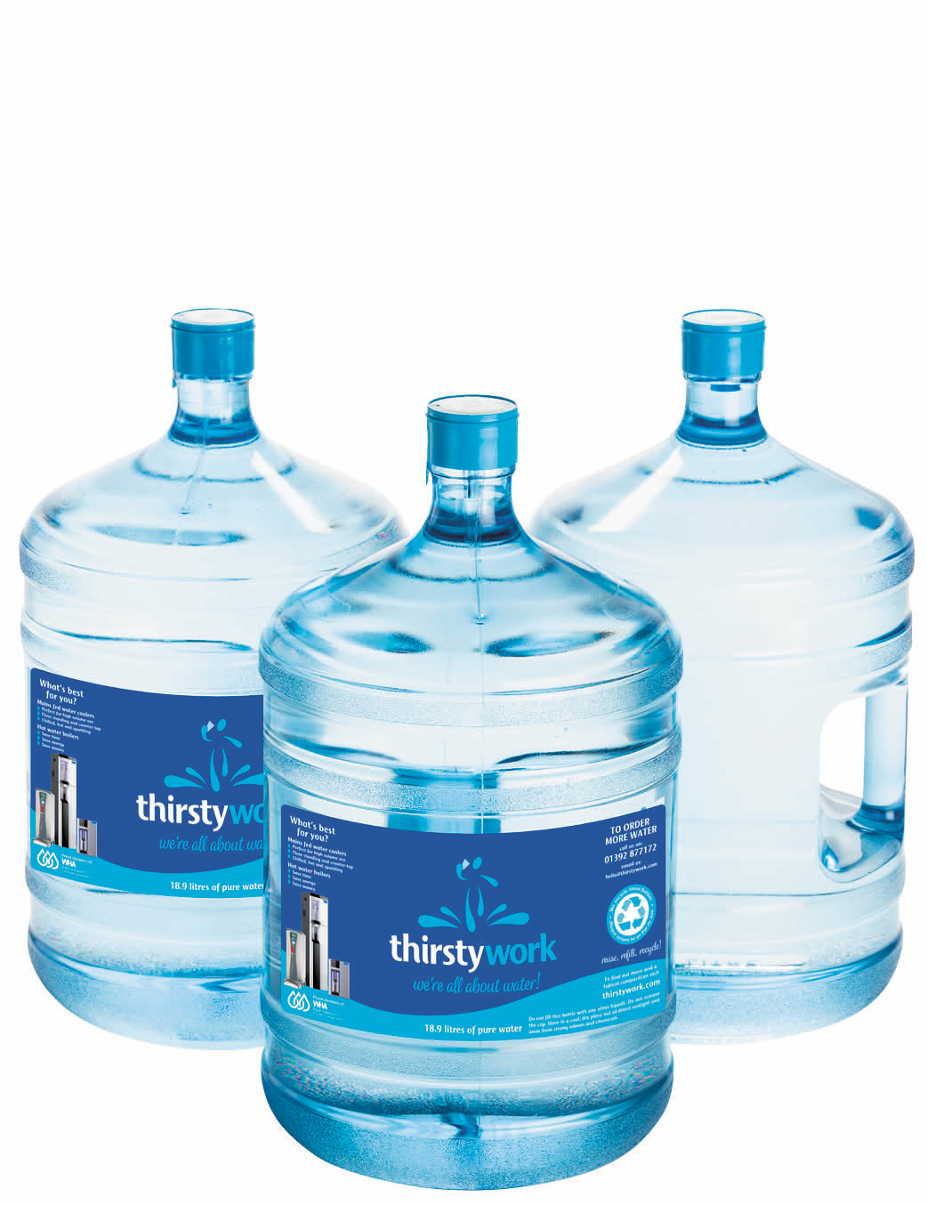 19 litre water bottles