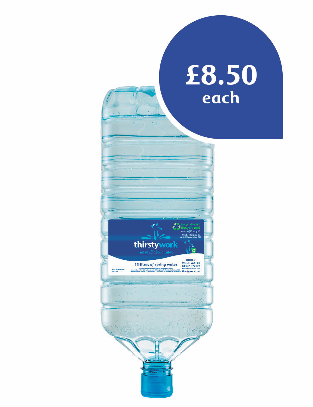 15 litre water bottle